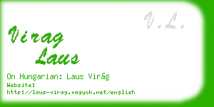 virag laus business card